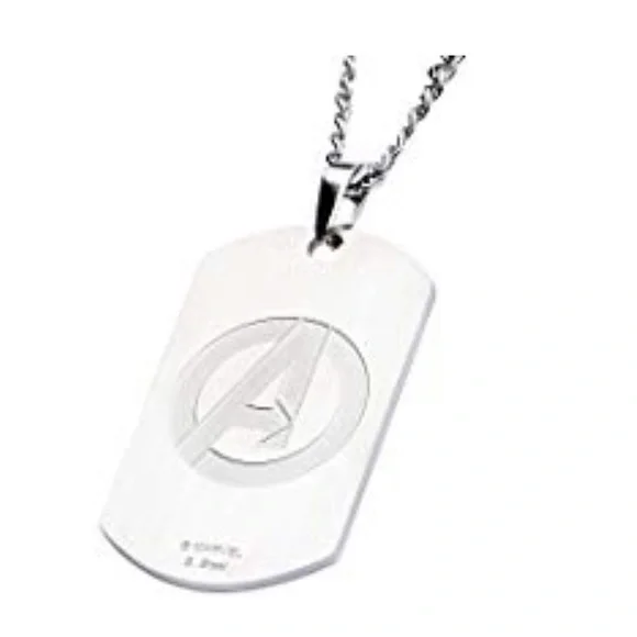 Stainless Steel Captain AmericaNecklace
